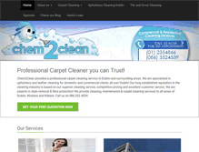 Tablet Screenshot of carpetcleanersdublin.ie